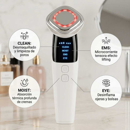 Masajeador exfoliador facial eléctrico