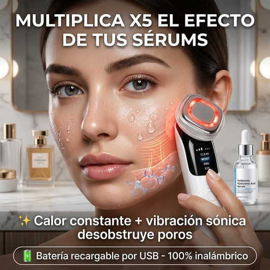Masajeador exfoliador facial eléctrico